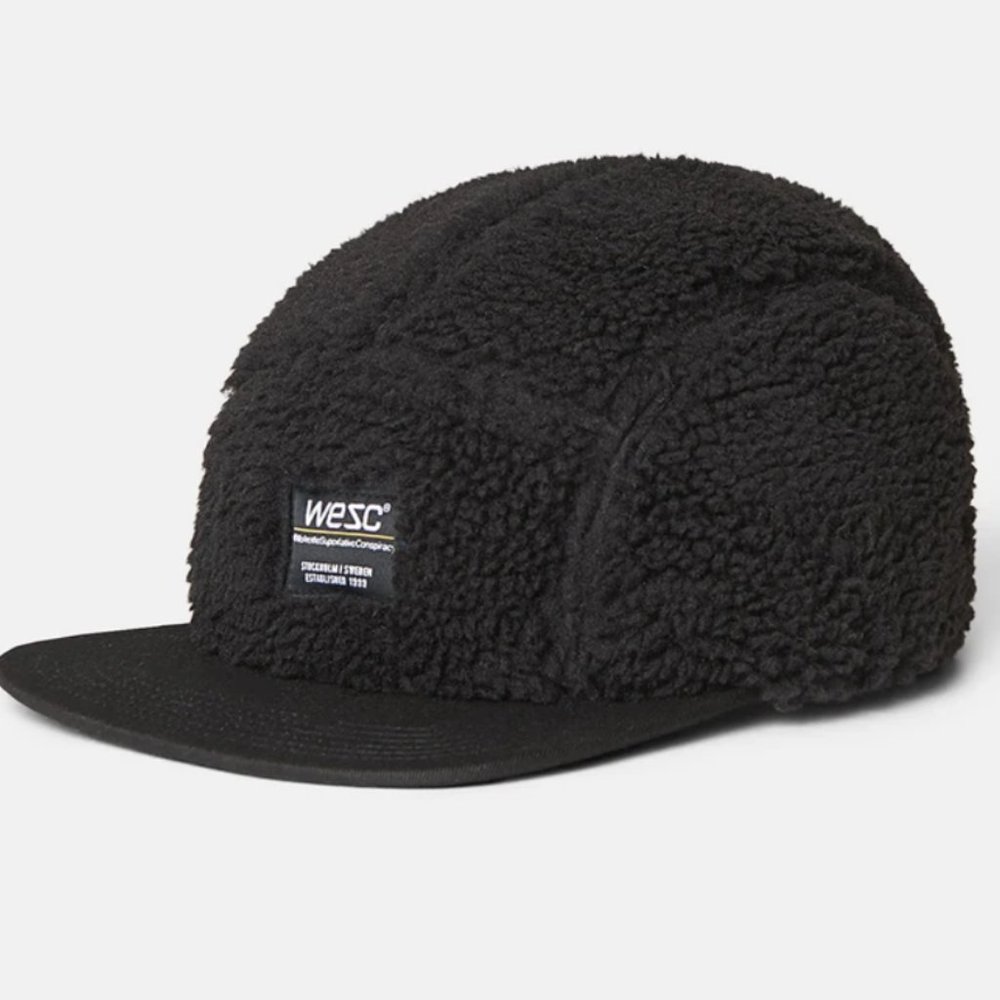 WESC Sherpa Camper Hat in Black